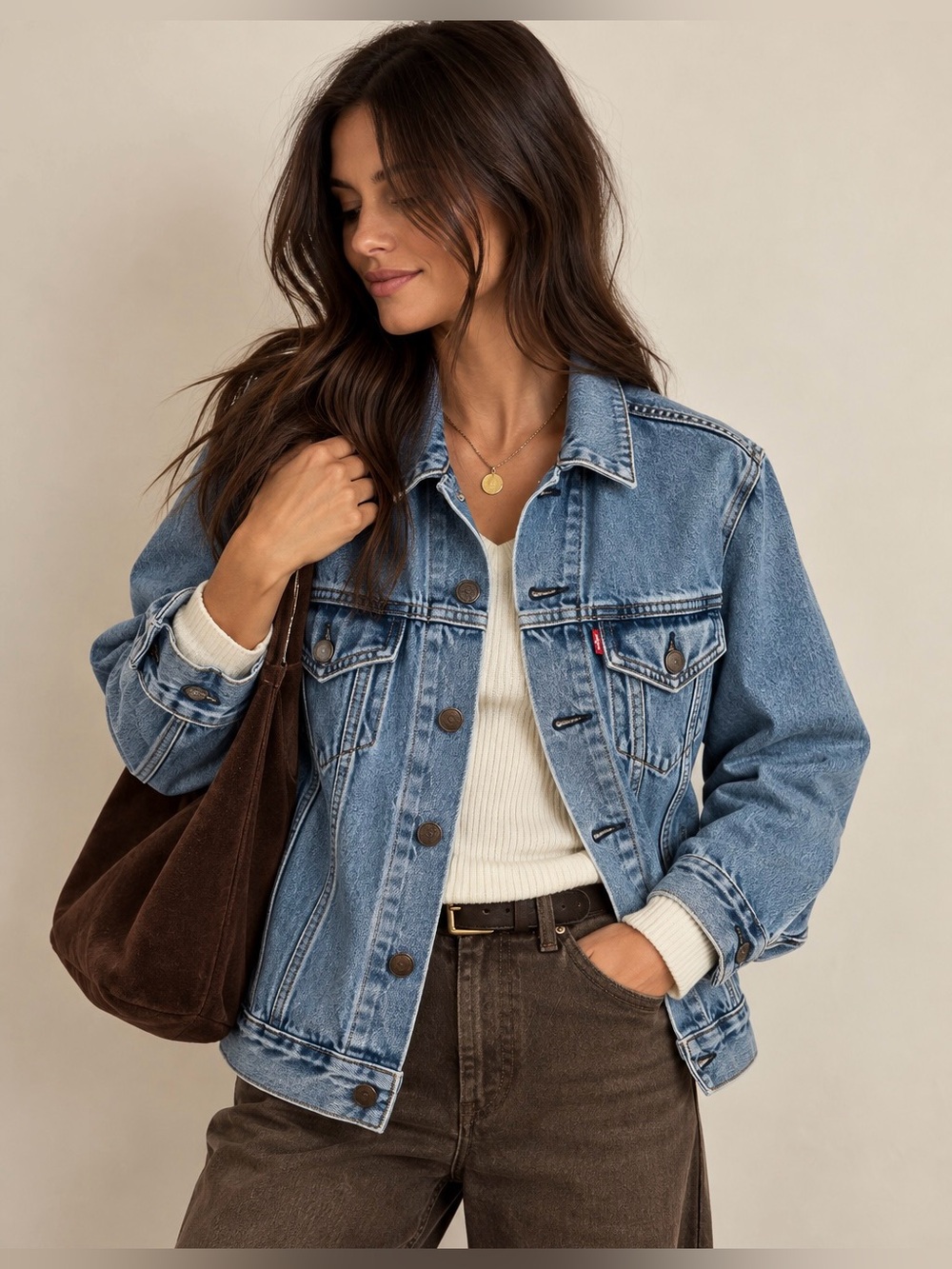 Levi’s Original Trucker Denim Jacket Light Stonewash – Size Small